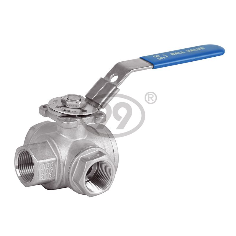 3-Way Ball Valve (L/T Type) (Reduce Bore 1000PSI)