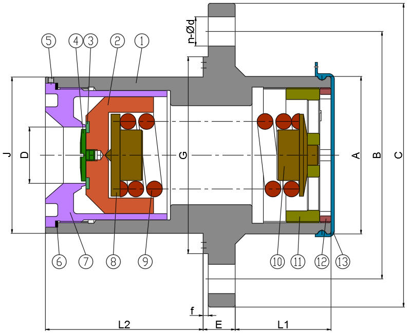 Full Open Spring Safety Valve PN25 (A411F-25P)