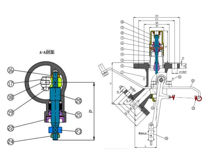 Emergency Shutoff Valve PN25 (Manual)