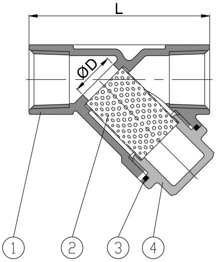 Y-strainer (800PSI)